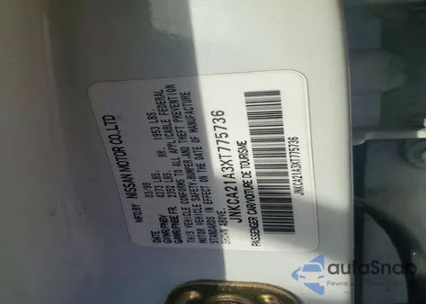 1999 Infiniti I30 z USA, uszkodzony, nr VIN JNKCA21A3XT775736